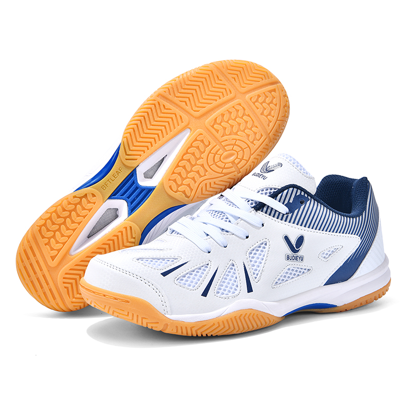 Table Tennis Shoes - メンズ レディース ピンポンシューズ プロフェッショナル アンチスリップデザイン ブルーカラー