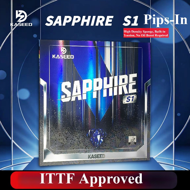 Table Tennis Rubber - KASEED SAPPHIRE S1 卓球ラバー ピップスイン スティッキー