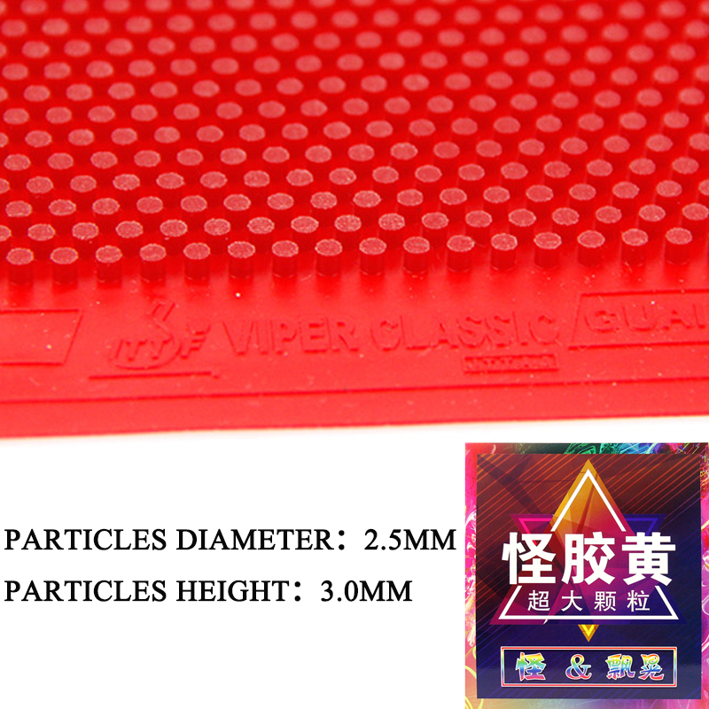 Table Tennis Rubber - VIPER CLASSIC 卓球ラバー 特大粒子 3.0mm 高さ