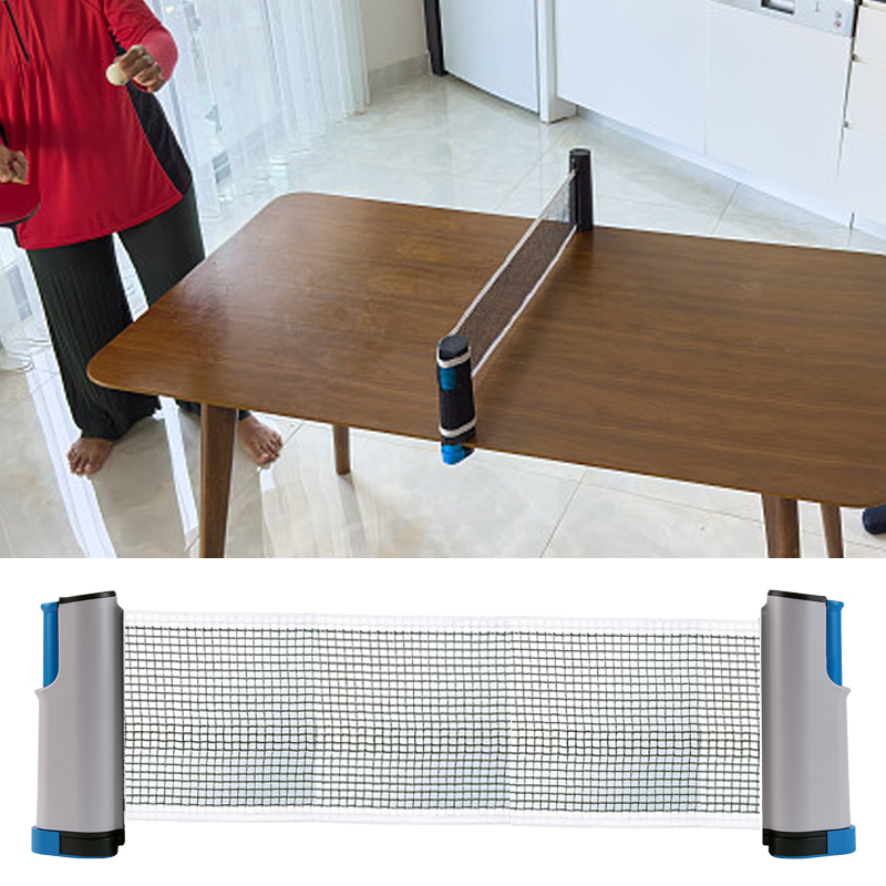 1 PC 卓球ネット格納式ラックスポーツポータブル交換どこで - Table Tennis Pc のレビューと価格