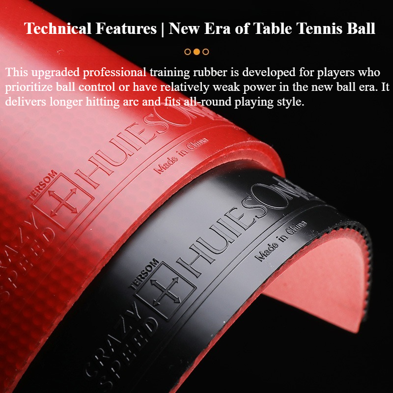 Huieson CRAZY SPEED 卓球ラバーシート ト - Table Tennis Rubber のレビューと価格