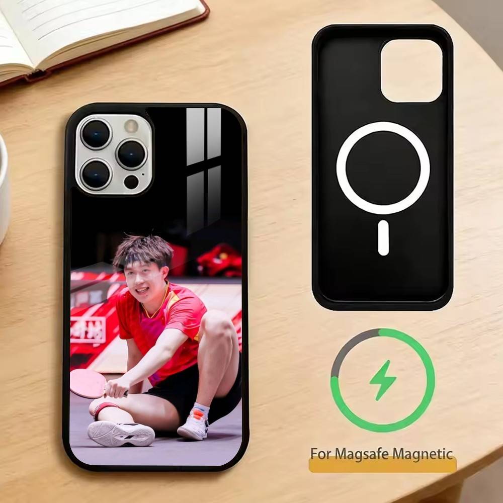 W-Wang Chuqin-卓球選手 iPhone17、16 - Table Tennis Quotes のレビューと価格