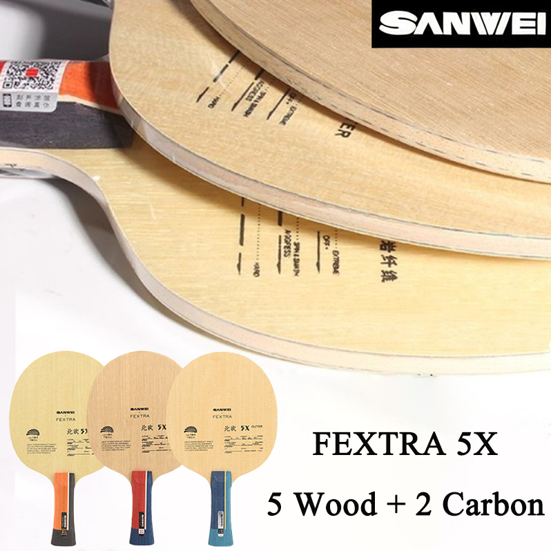 SANWEI FEXTRA 5X 卓球ブレード 5ウッド 2 - Table Tennis Shop のレビューと価格