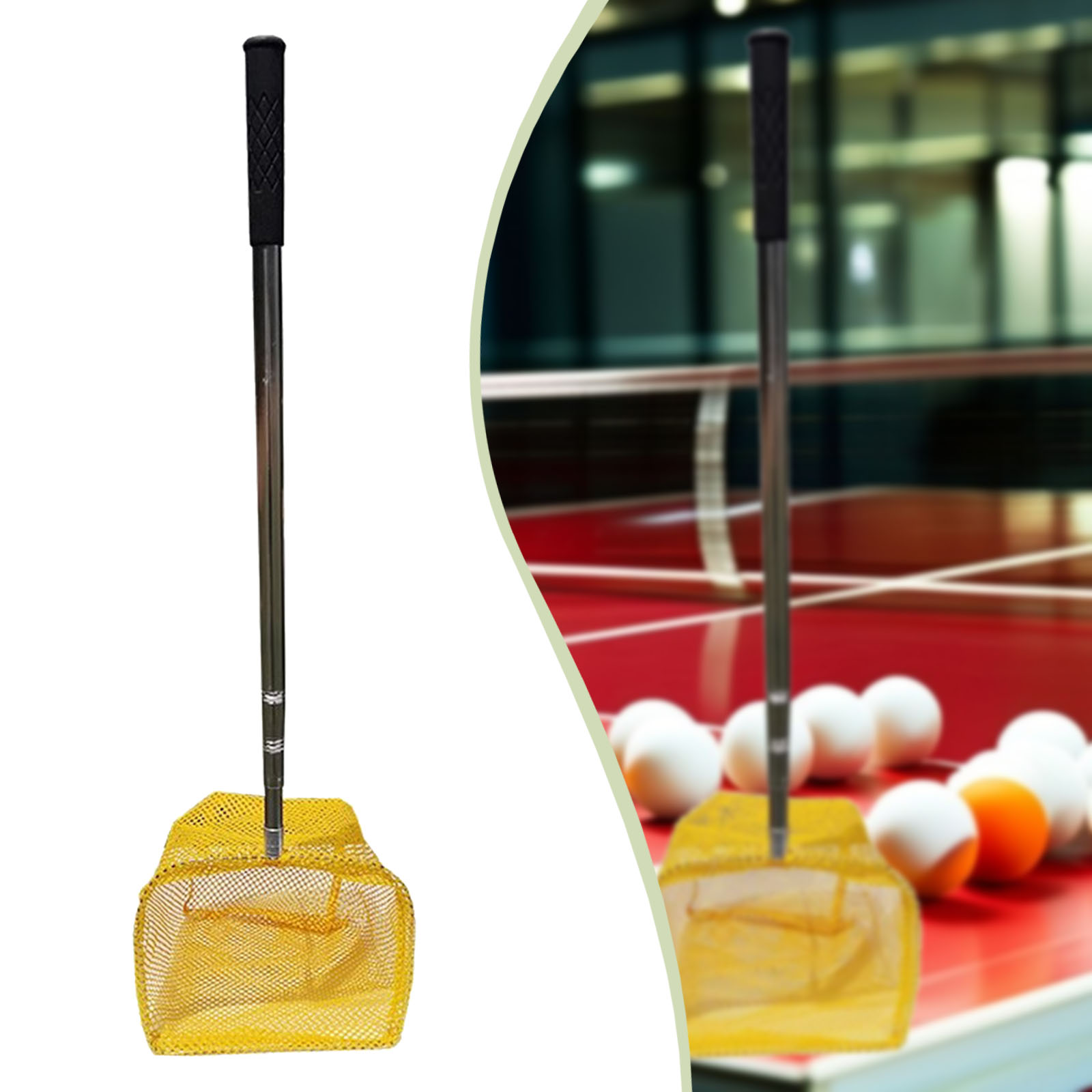 1個入り卓球ボールピッカーネット、ハンドル付き、ピンポンボー - Table Tennis Pc のレビューと価格