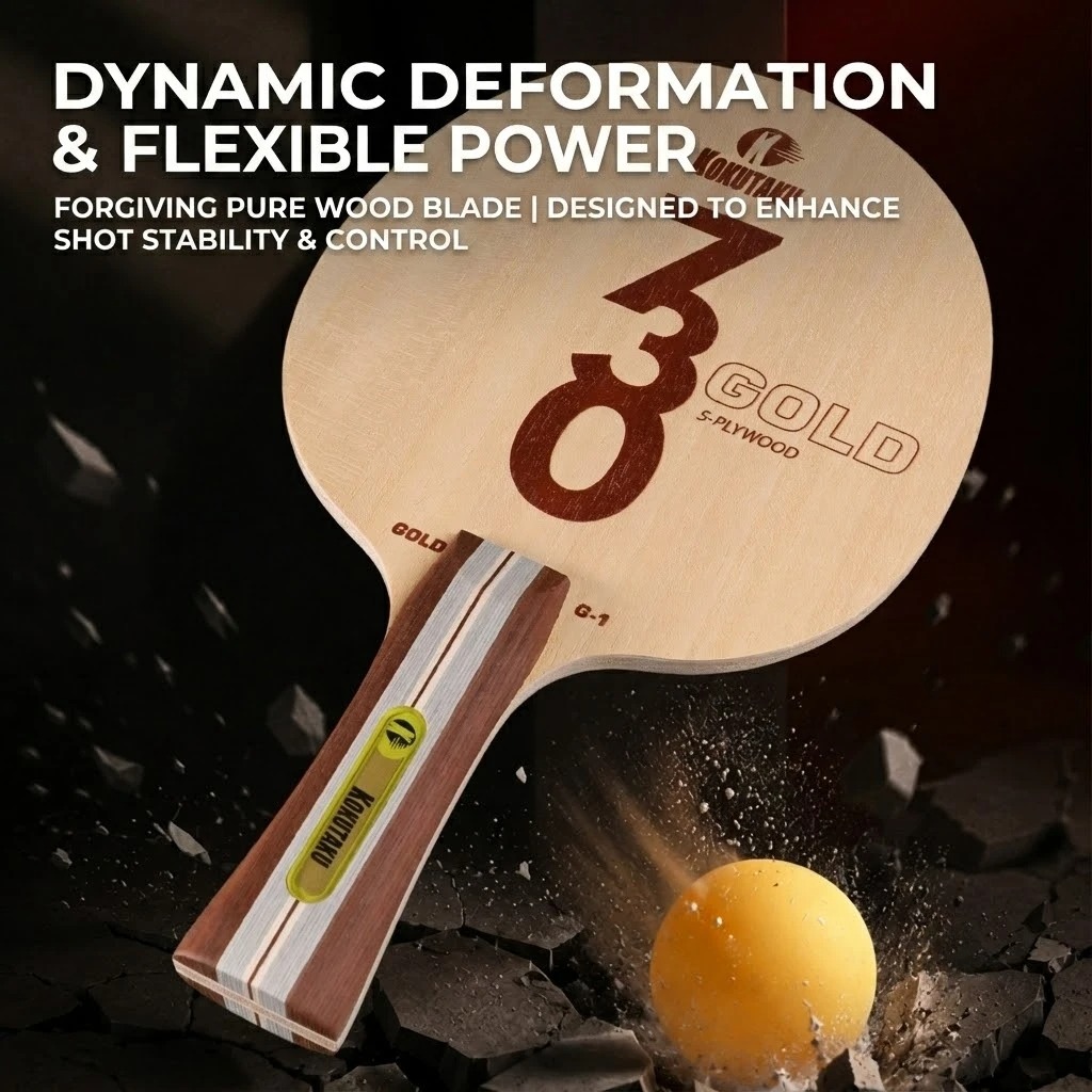 コクタク卓球ブレードFL 730 G1 5層木材/G2 5層 - Table Tennis Rubber のレビューと価格