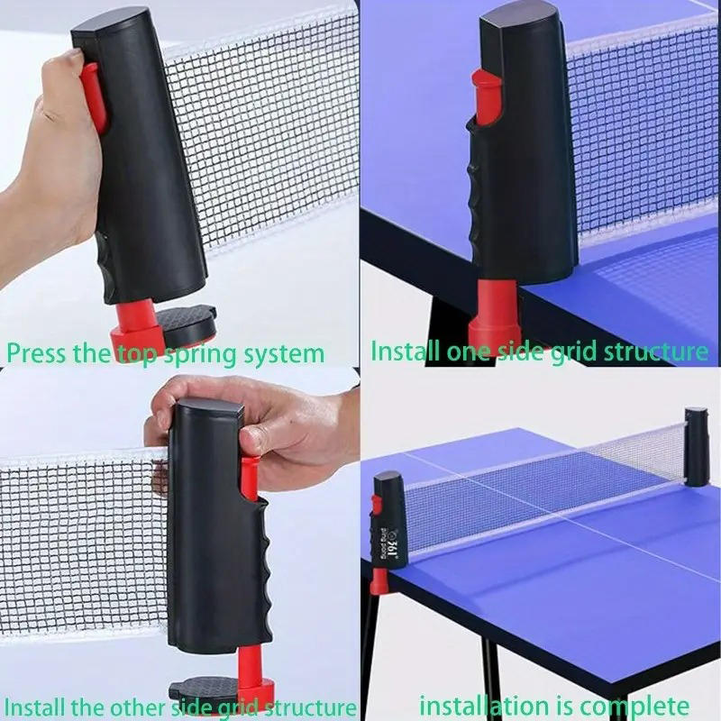 1 PC 卓球ネット格納式ラックスポーツポータブル交換用どこ - Table Tennis Pc のレビューと価格