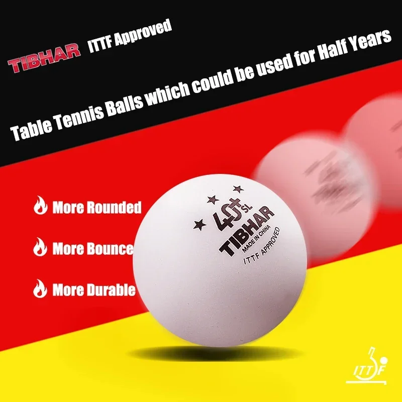 TIBHAR 3 スターシームレステーブルテニスボール 40 - Table Tennis Pc のレビューと価格