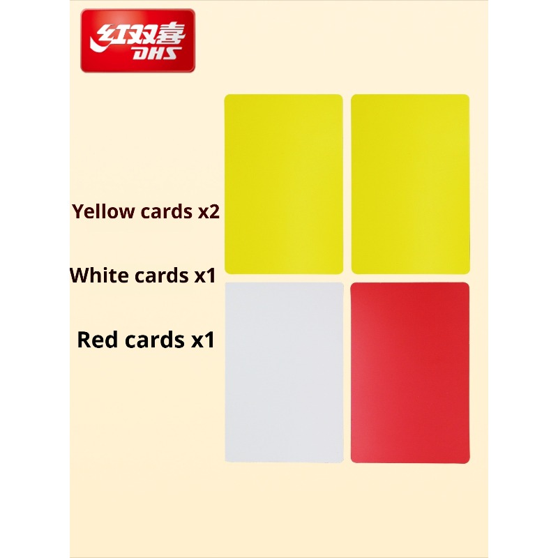 DHS卓球競技審判バッグ エッジピッキングツール レッド＆イ - Table Tennis Yellow Card のレビューと価格