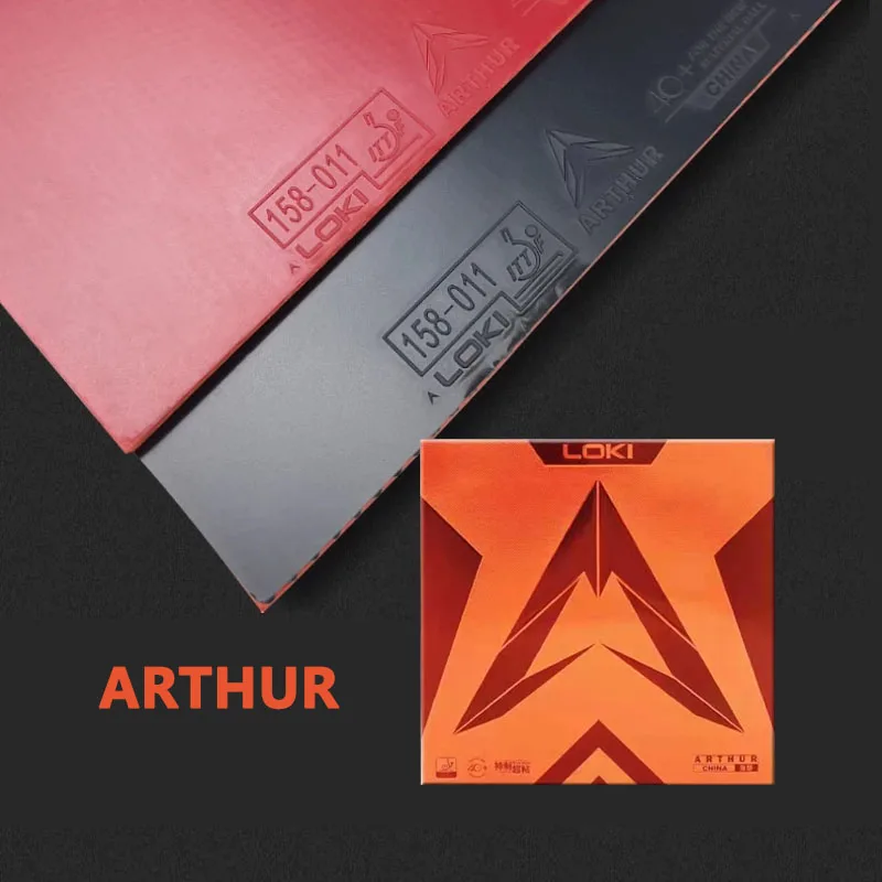 Loki arthur-ハードケーキスポンジを備えた卓球ラバ - Table Tennis Shop のレビューと価格