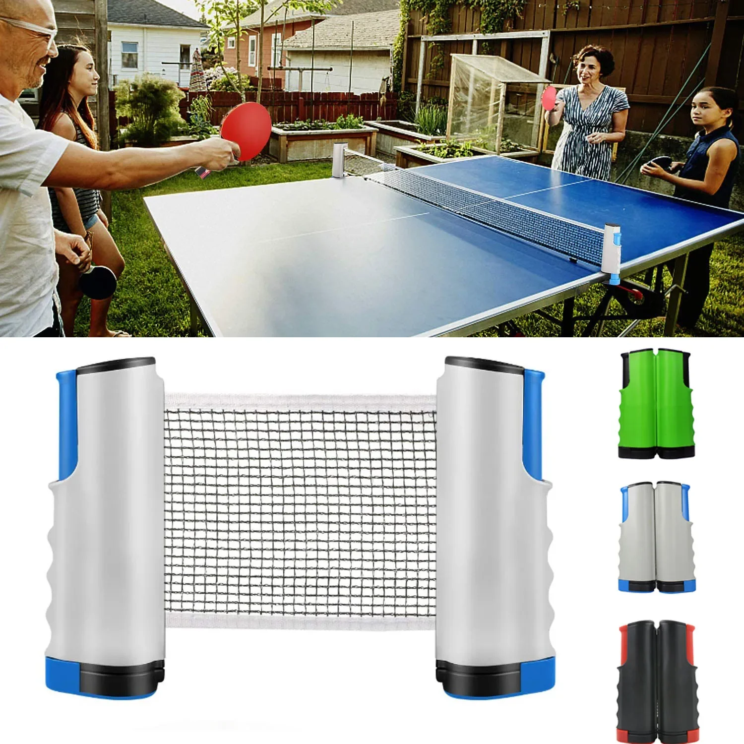 1 PC 卓球ネット格納式ラックスポーツポータブル交換用どこ - Table Tennis Pc のレビューと価格