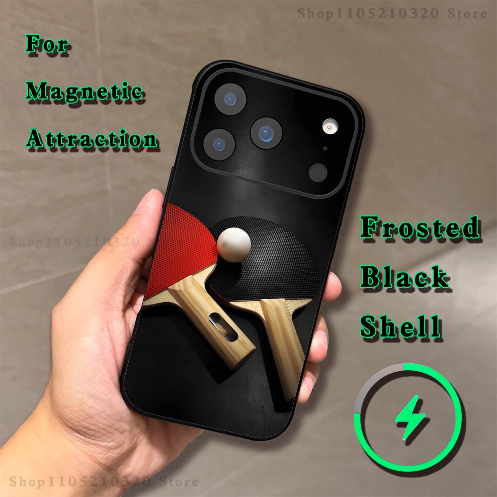 卓球ラケット型iPhoneケース iPhone 17,16, - Table Tennis Quotes のレビューと価格