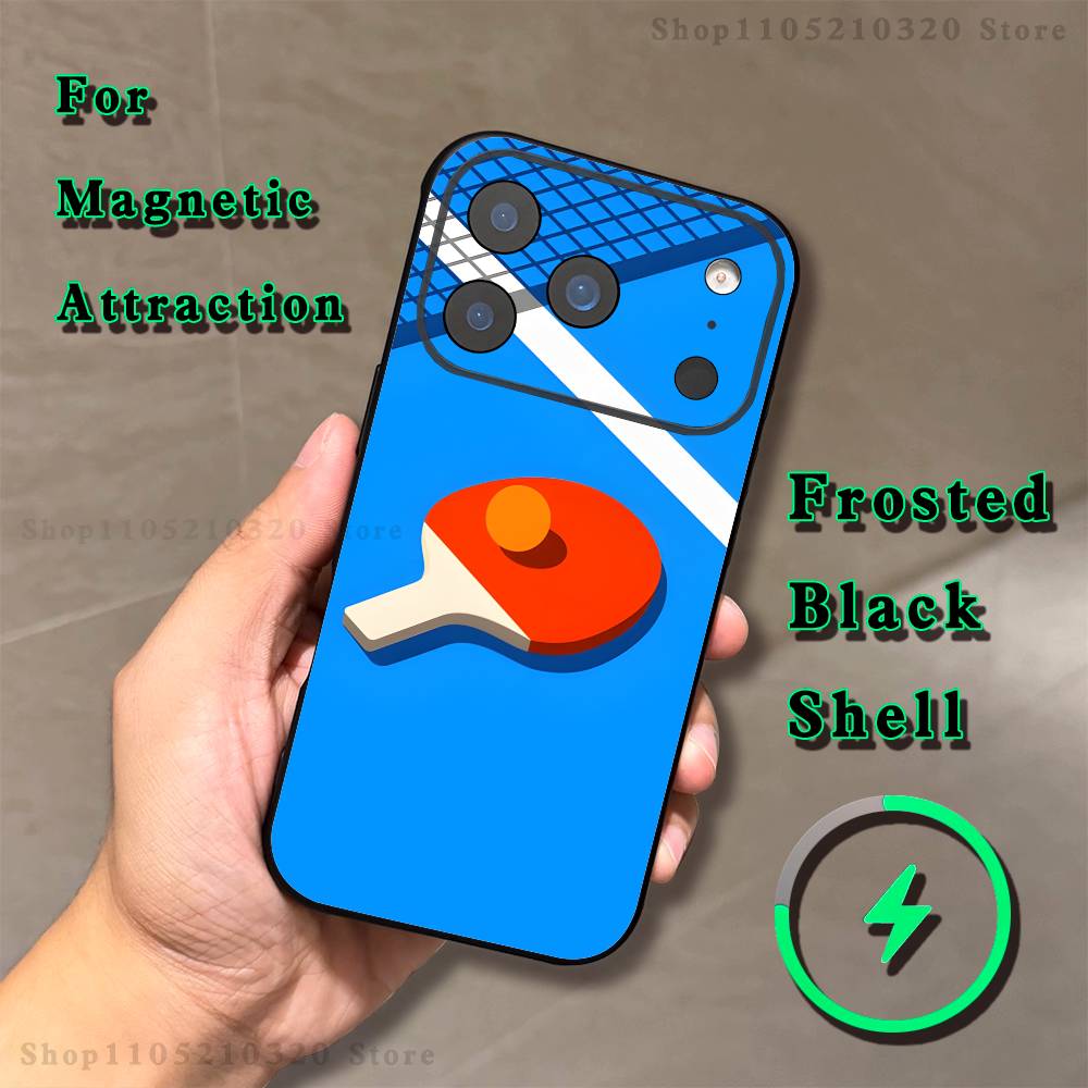 卓球ラケット型iPhoneケース iPhone 17,16, - Table Tennis Quotes のレビューと価格