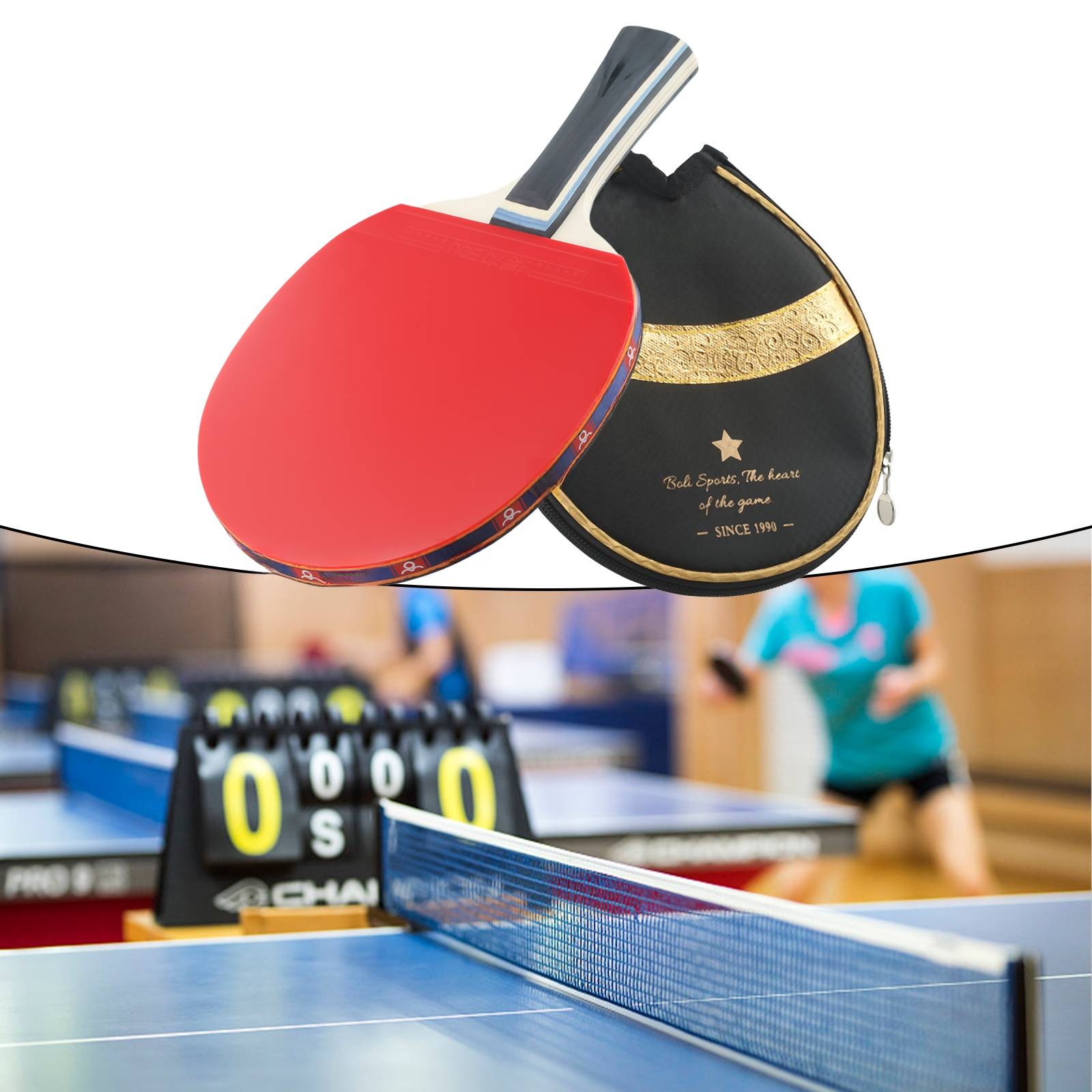 バット卓球ラケットギフト交換用リバースグルースポーツバッグ付 - Table Tennis Pc のレビューと価格