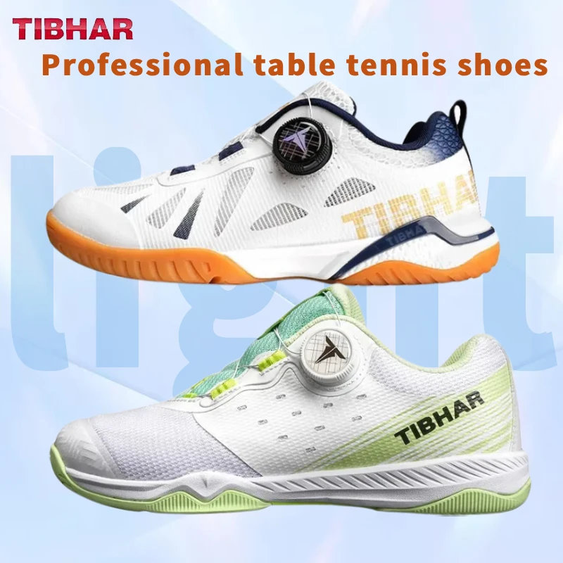 新しいTIBHARストレートボタン卓球シューズ、プロフェッシ - Table Tennis Shoes のレビューと価格
