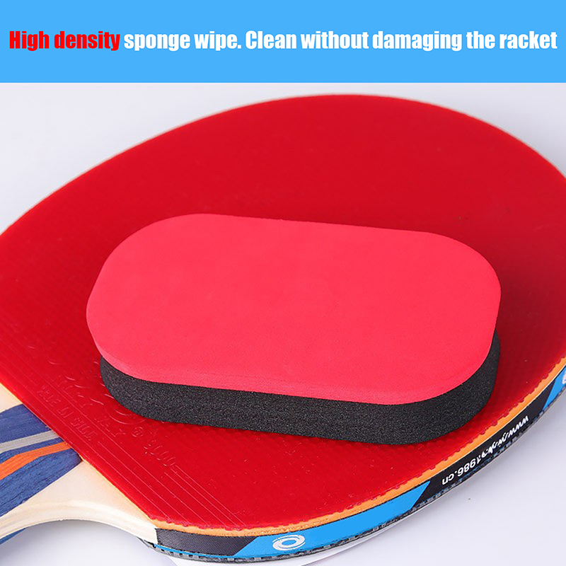 1 Pc ポータブル赤卓球ラケットクリーナーダストリムーバー - Table Tennis Pc のレビューと価格